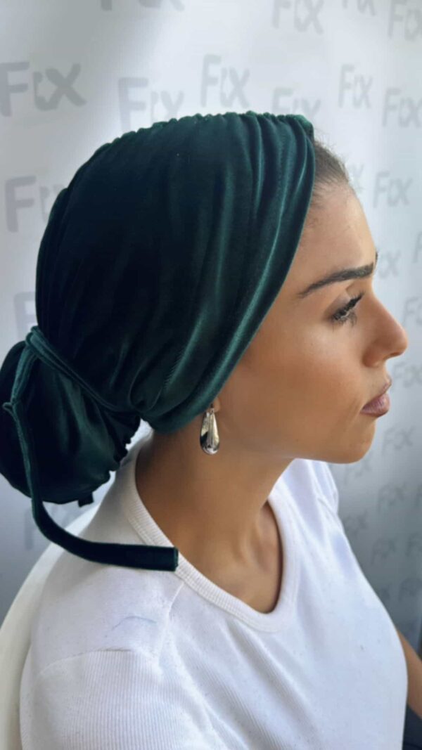 טורבן קשירה בד קטיפה 6
