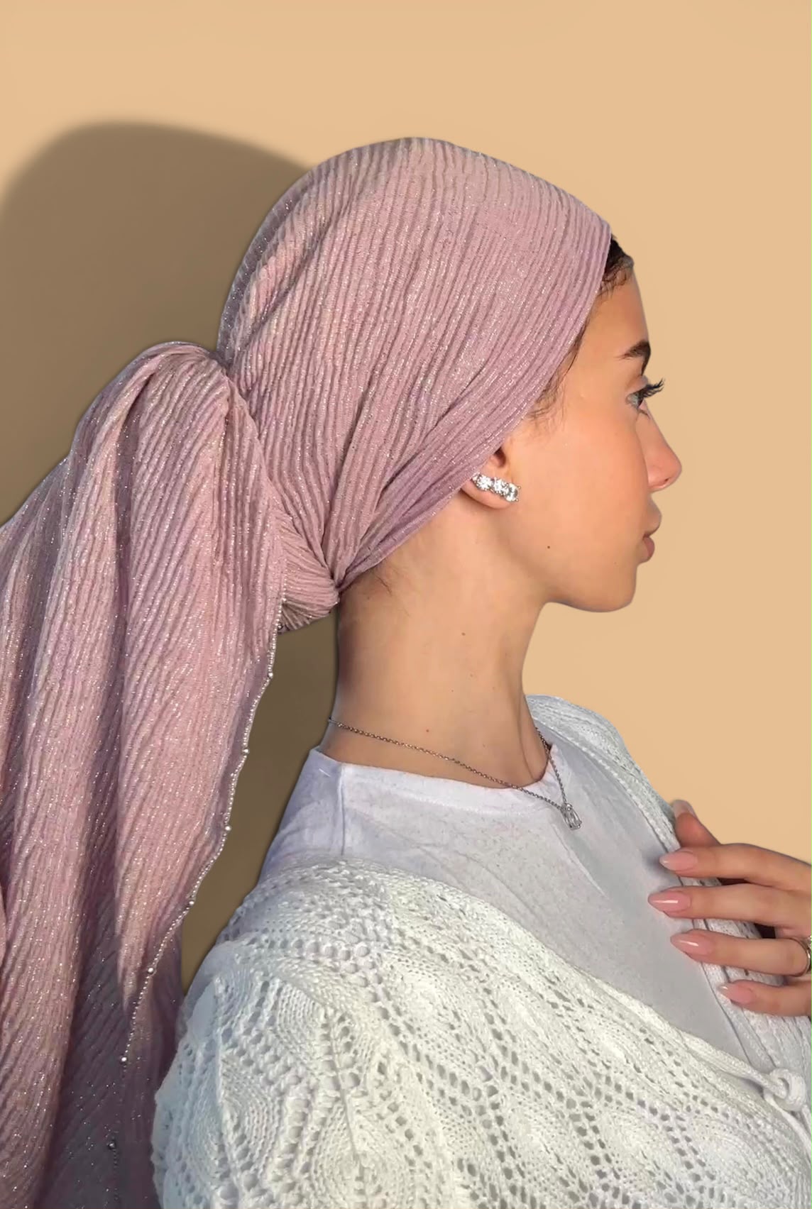 כותנה דגם סיאל לילך – תמונה 2